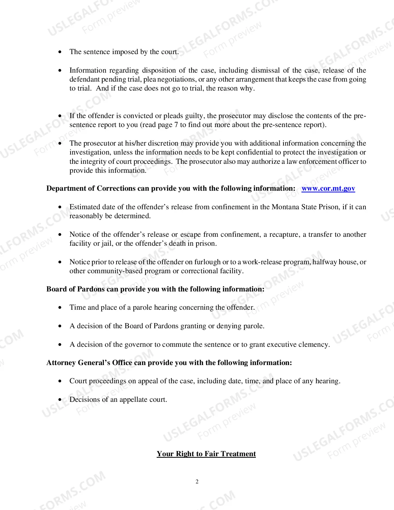 Preview The Criminal Justice System and You - An Informational Guide for Victims of Crime