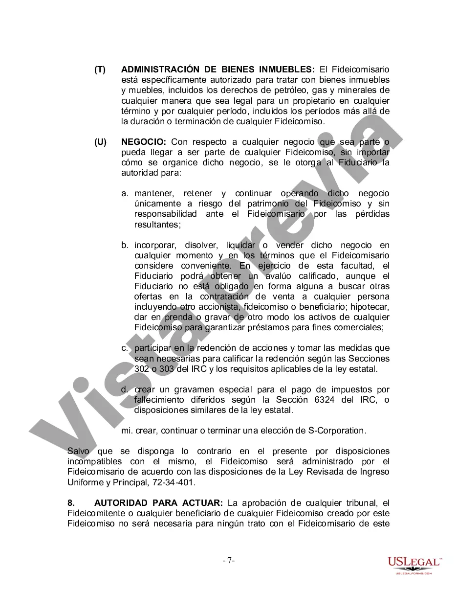 Preview Fideicomiso en vida para esposo y esposa con hijos menores o adultos
