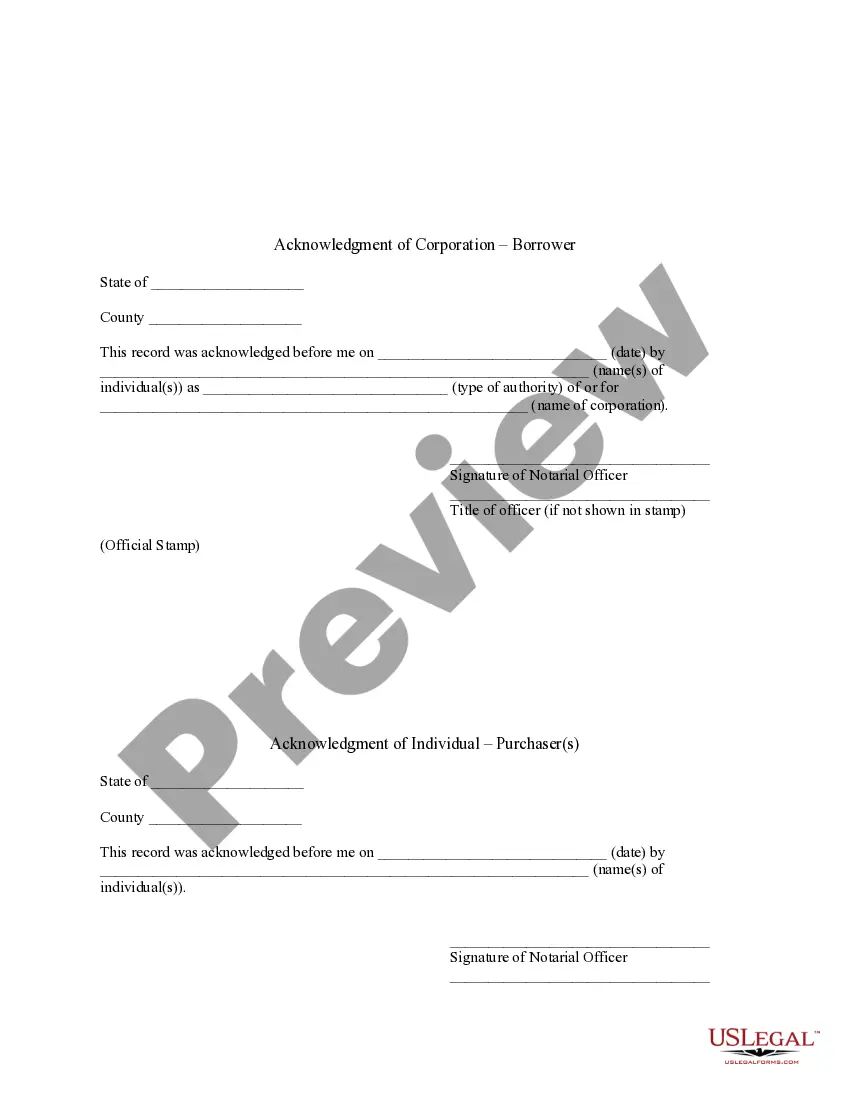 Preview Assumption Agreement of Deed of Trust and Release of Original Mortgagors