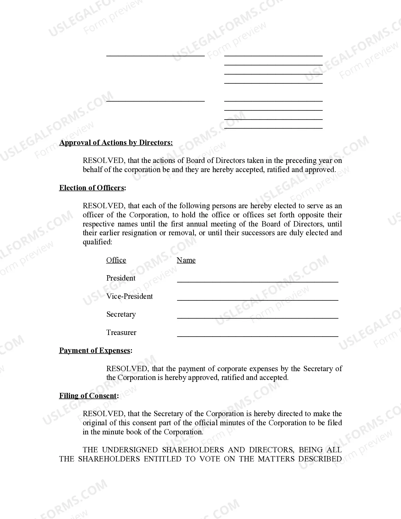 Preview Annual Minutes