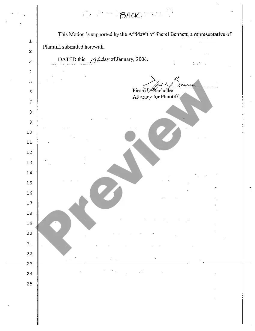 Get A02 Motion for Claim and Delivery Preview A02 Motion for Claim and Delivery