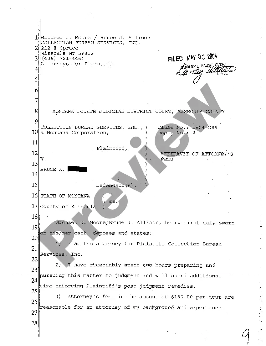 Preview A01 Complaint for Collection of Fees for Medical Services Rendered