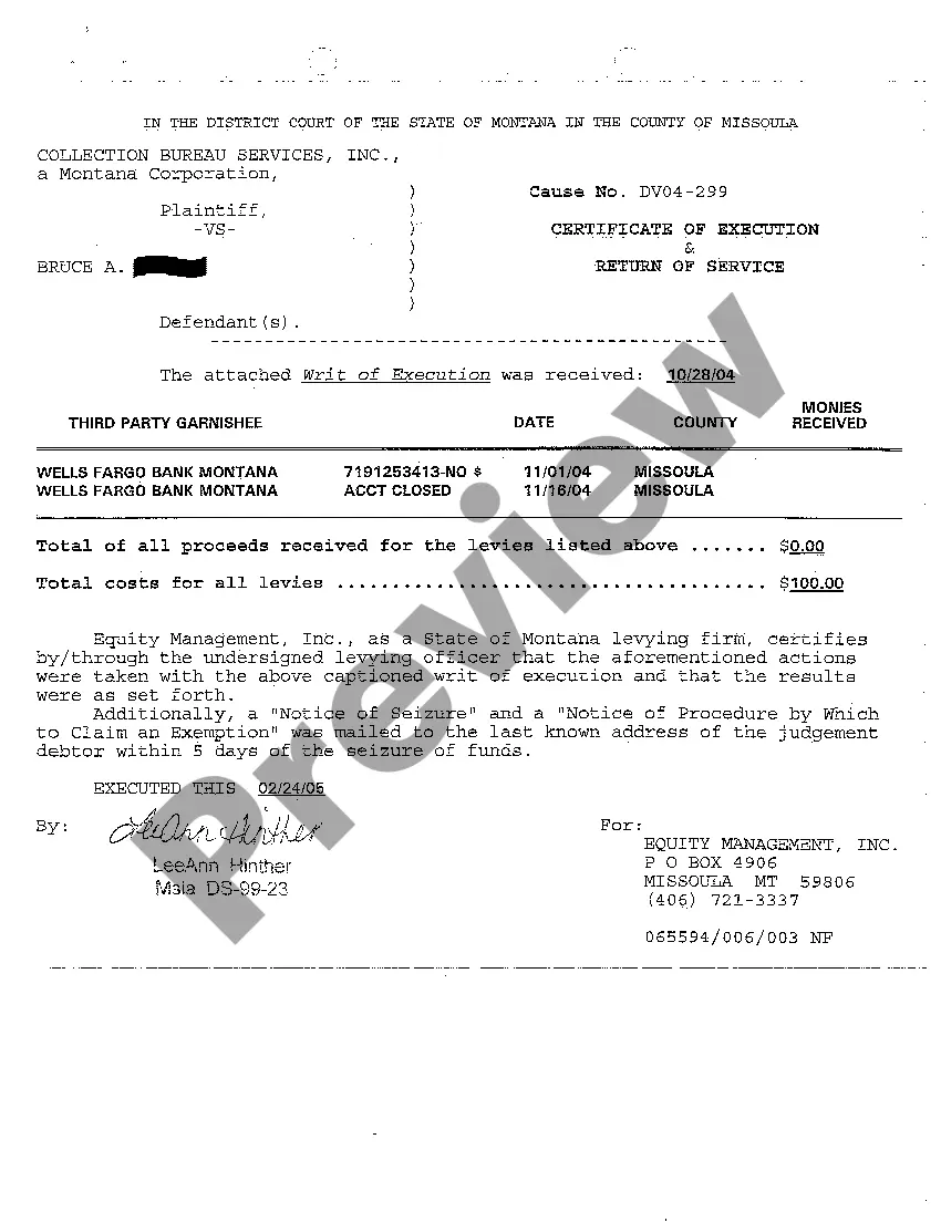 Preview A03 Execution Writ