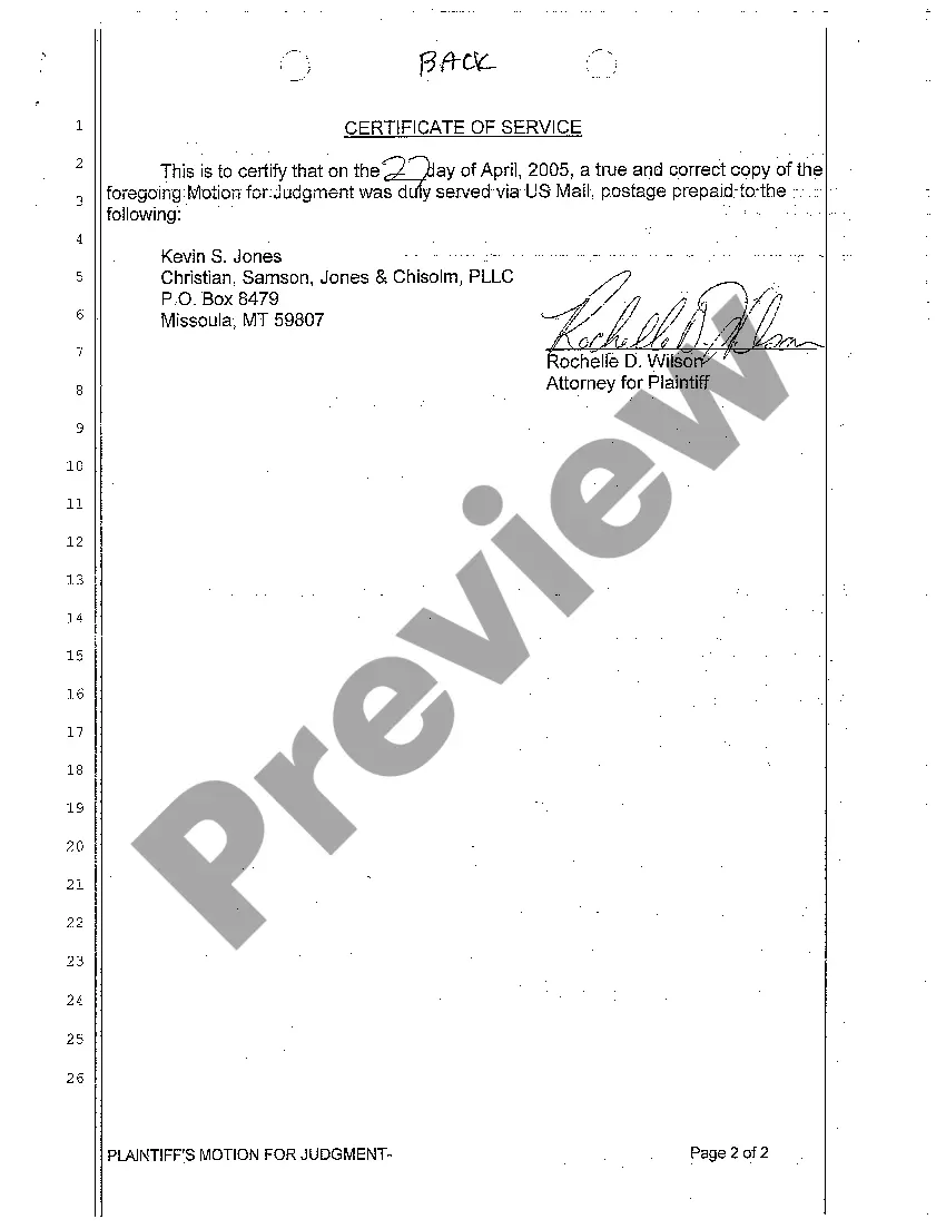 Preview A04 Plaintiff's Motion for Judgment