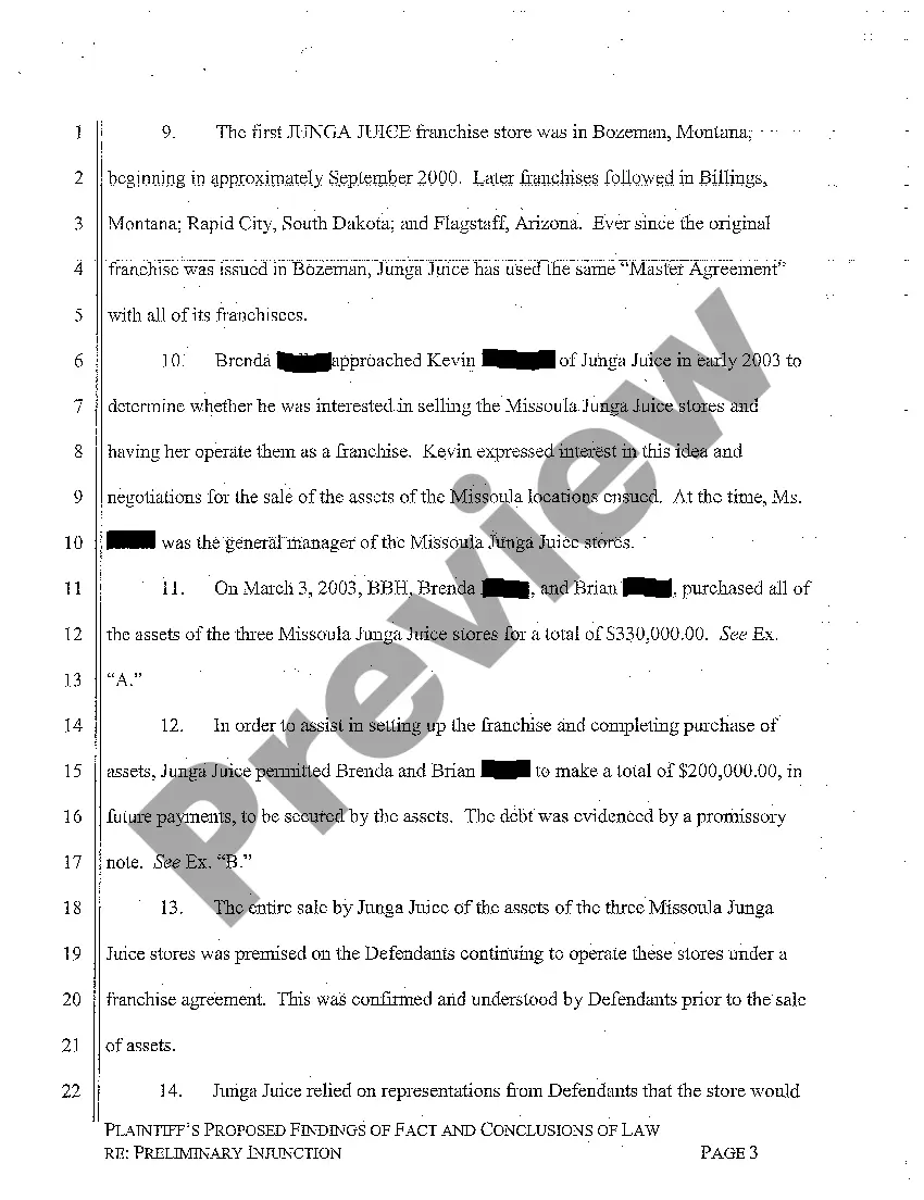 Preview A11 Plaintiffs Proposed Findings of Fact and Conclusions of Law