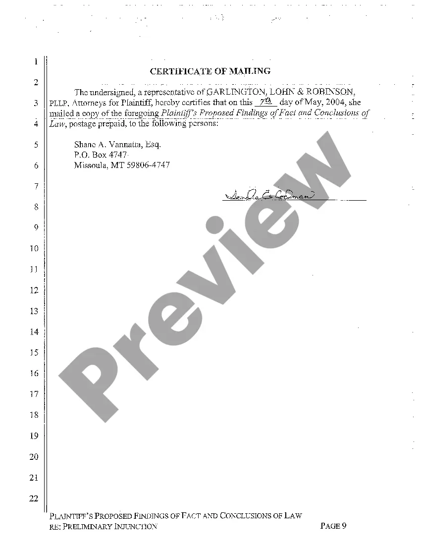 Preview A11 Plaintiffs Proposed Findings of Fact and Conclusions of Law