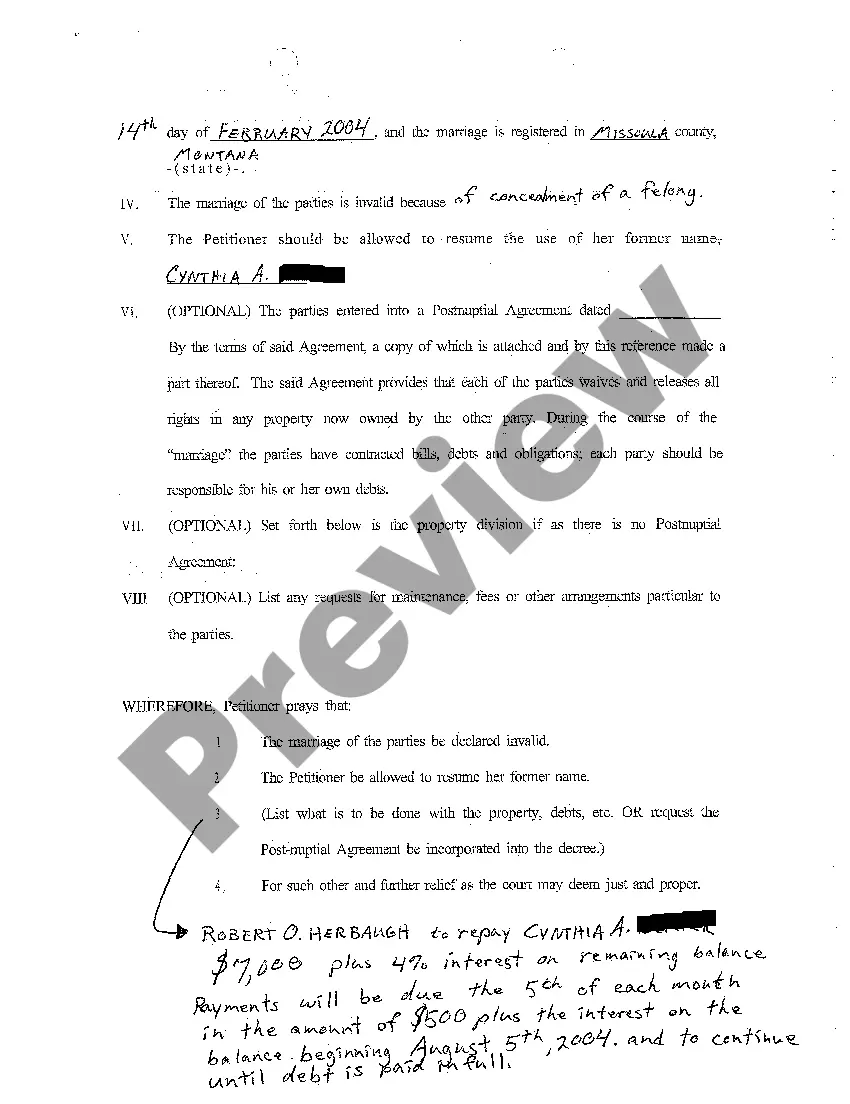 Preview A02 Final Decree of Declaration for Invalidity of Marriage