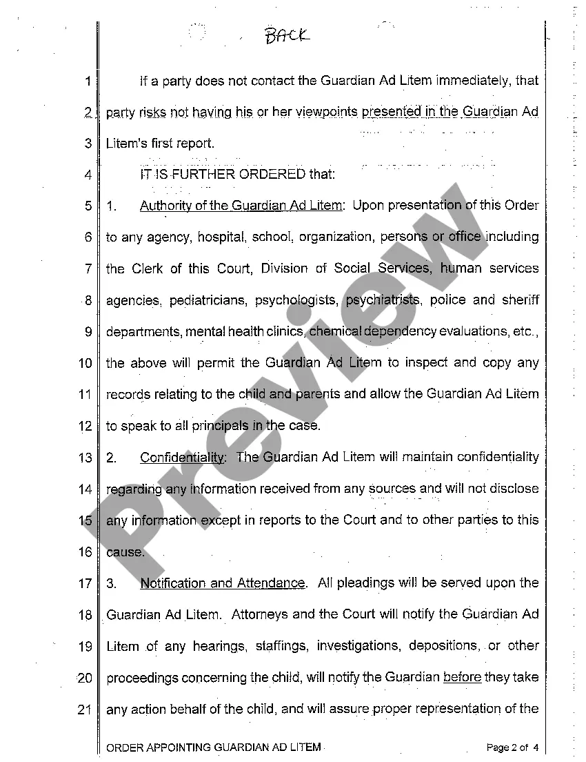 Get A02 Order Appointing Guardian Ad Litem Preview A02 Order Appointing Guardian Ad Litem