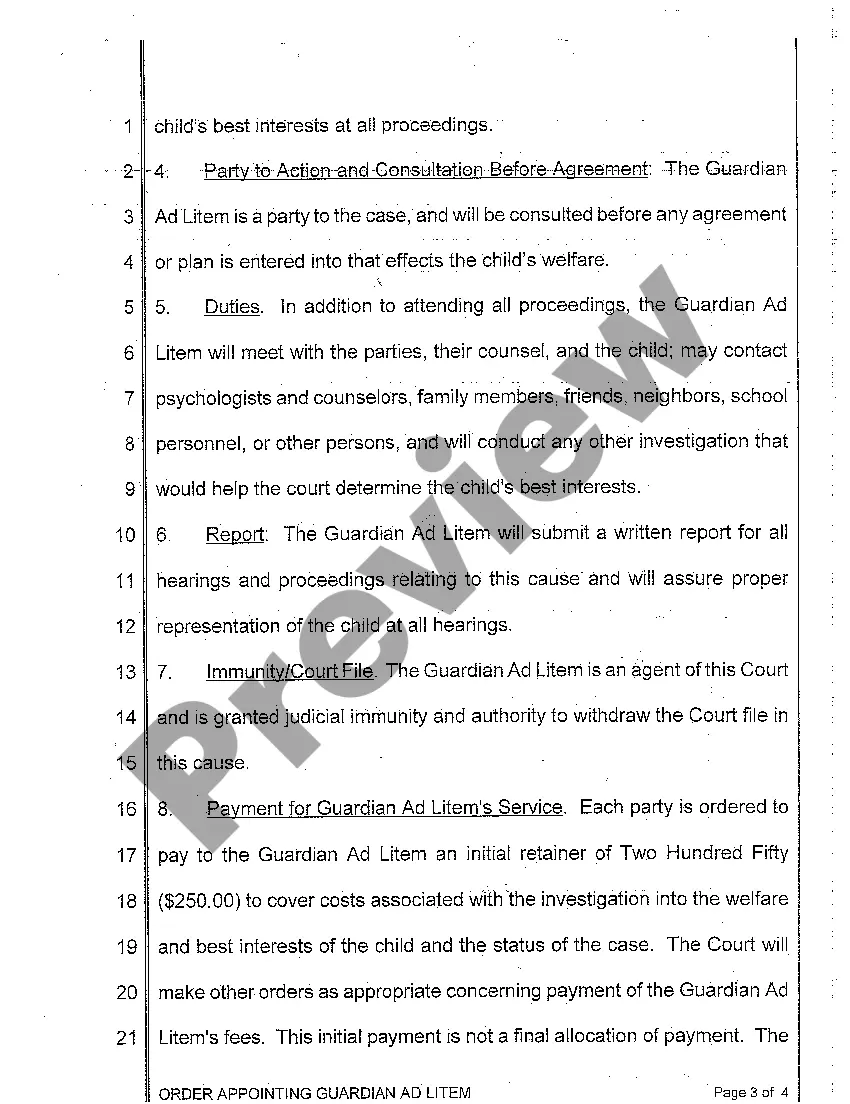 Get A02 Order Appointing Guardian Ad Litem Preview A02 Order Appointing Guardian Ad Litem