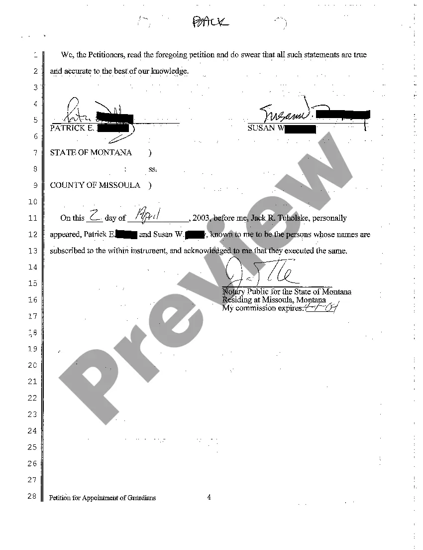 Get A01 Petition for Appointment of Guardians of Mentally Incapacitated Adult Preview A01 Petition for Appointment of Guardians of Mentally Incapacitated Adult