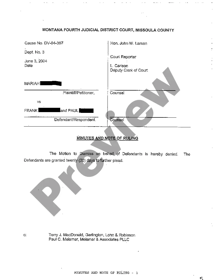 Preview A01 Complaint for Personal Injury Where Door of Parked Vehicle Opened Hitting Cyclist