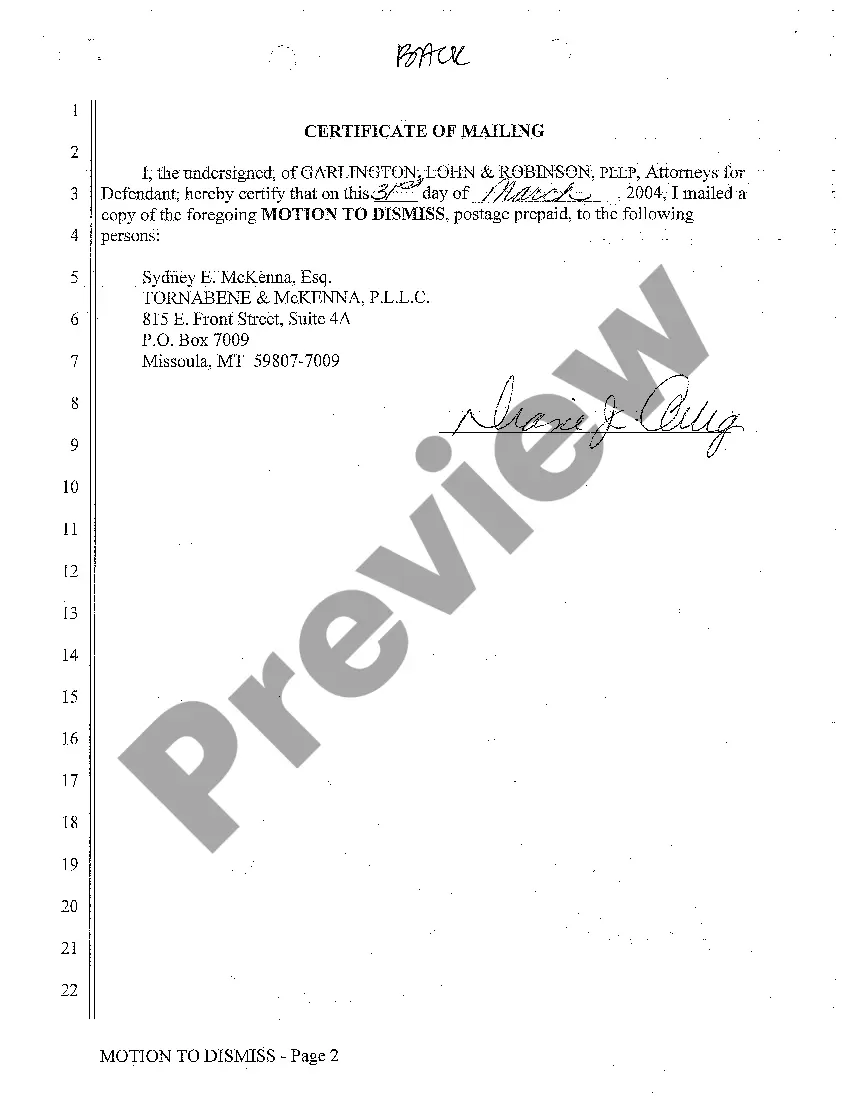 Get A02 Defendant's Motion to Dismiss for Failure to State a Claim or Cause of Action Preview A02 Defendant's Motion to Dismiss for Failure to State a Claim or Cause of Action