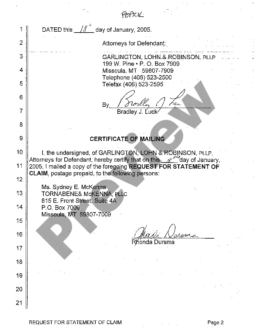 Get A12 Request for Statement of Damages Preview A12 Request for Statement of Damages