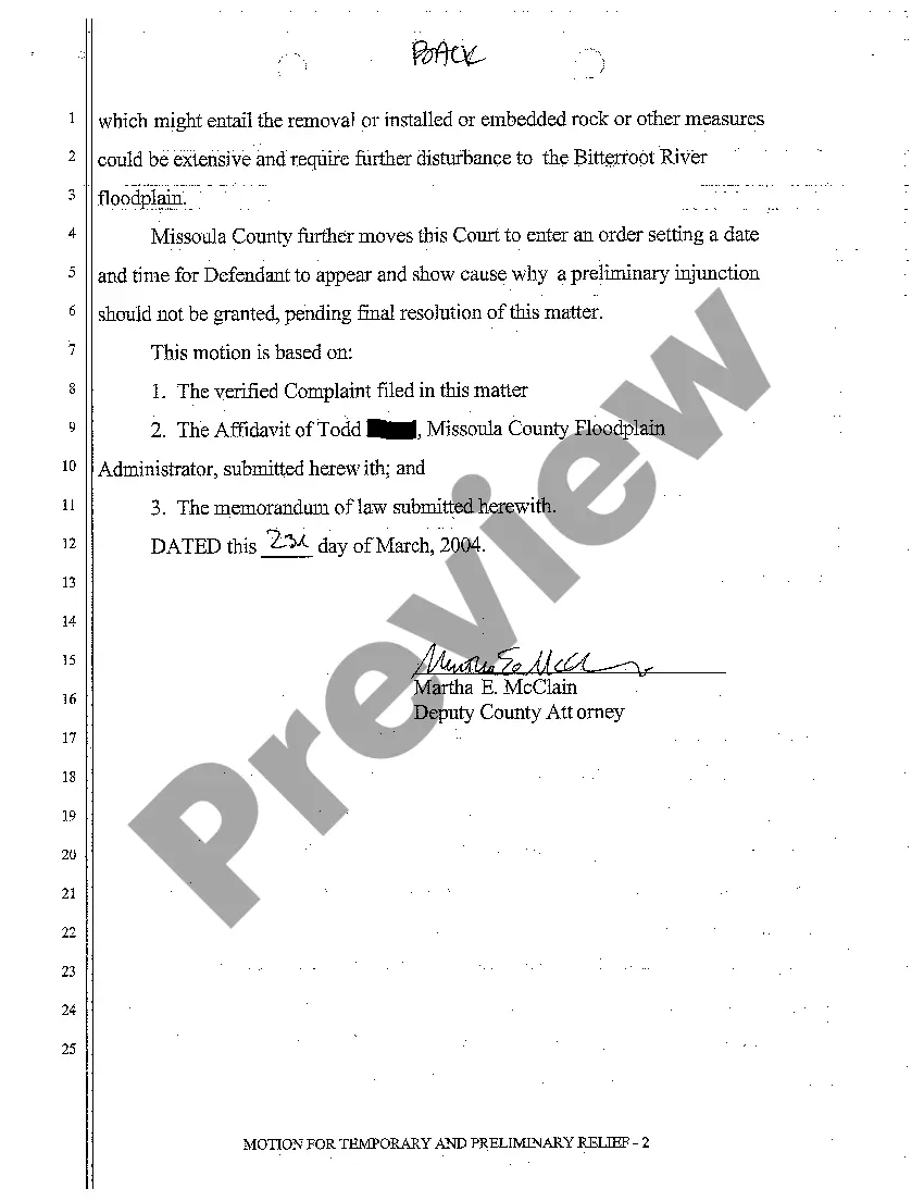 Preview A03 Motion for Temporary and Preliminary Relief