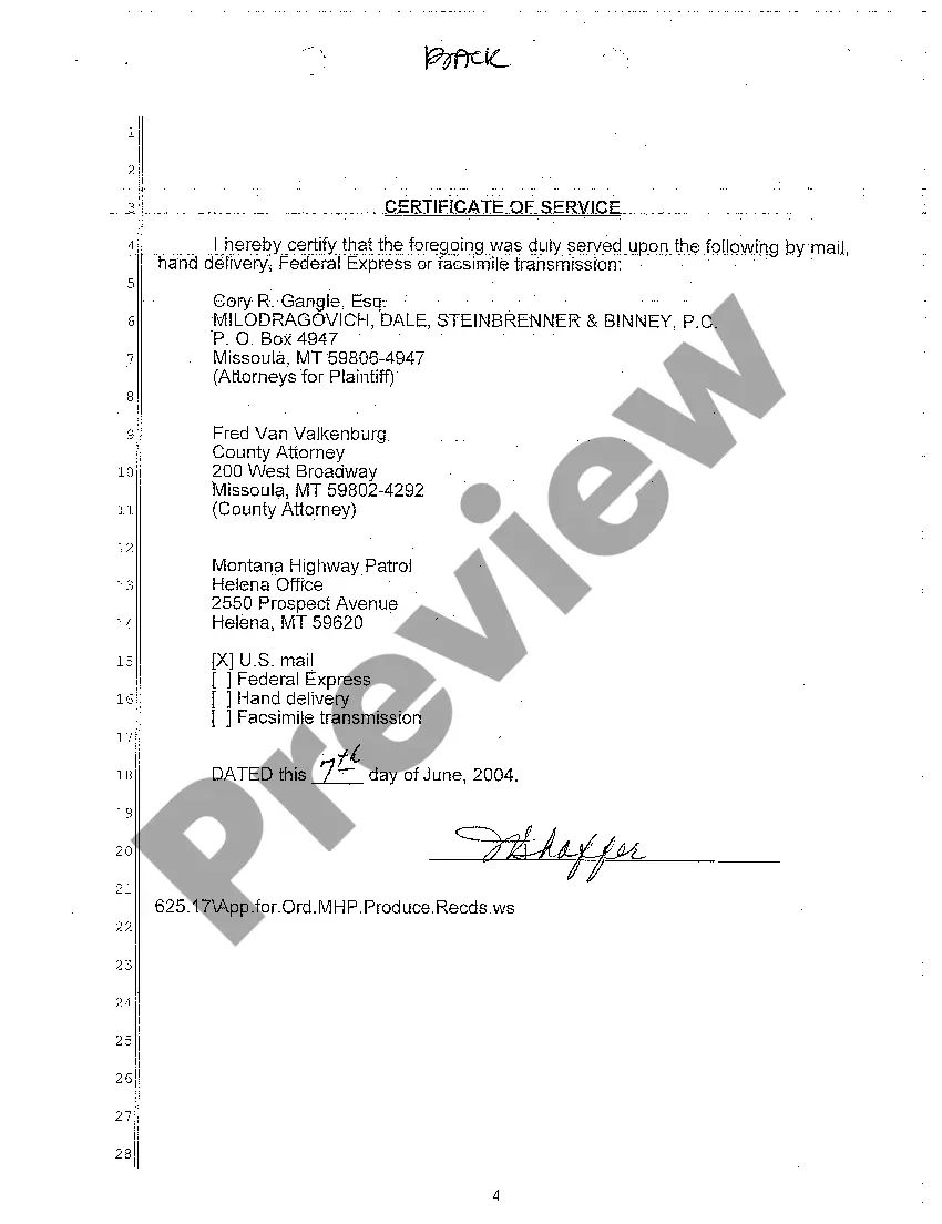 Preview A02 Application for Order Directing Release of Confidential Criminal Justice Information and Memorandum in Support by Defendant