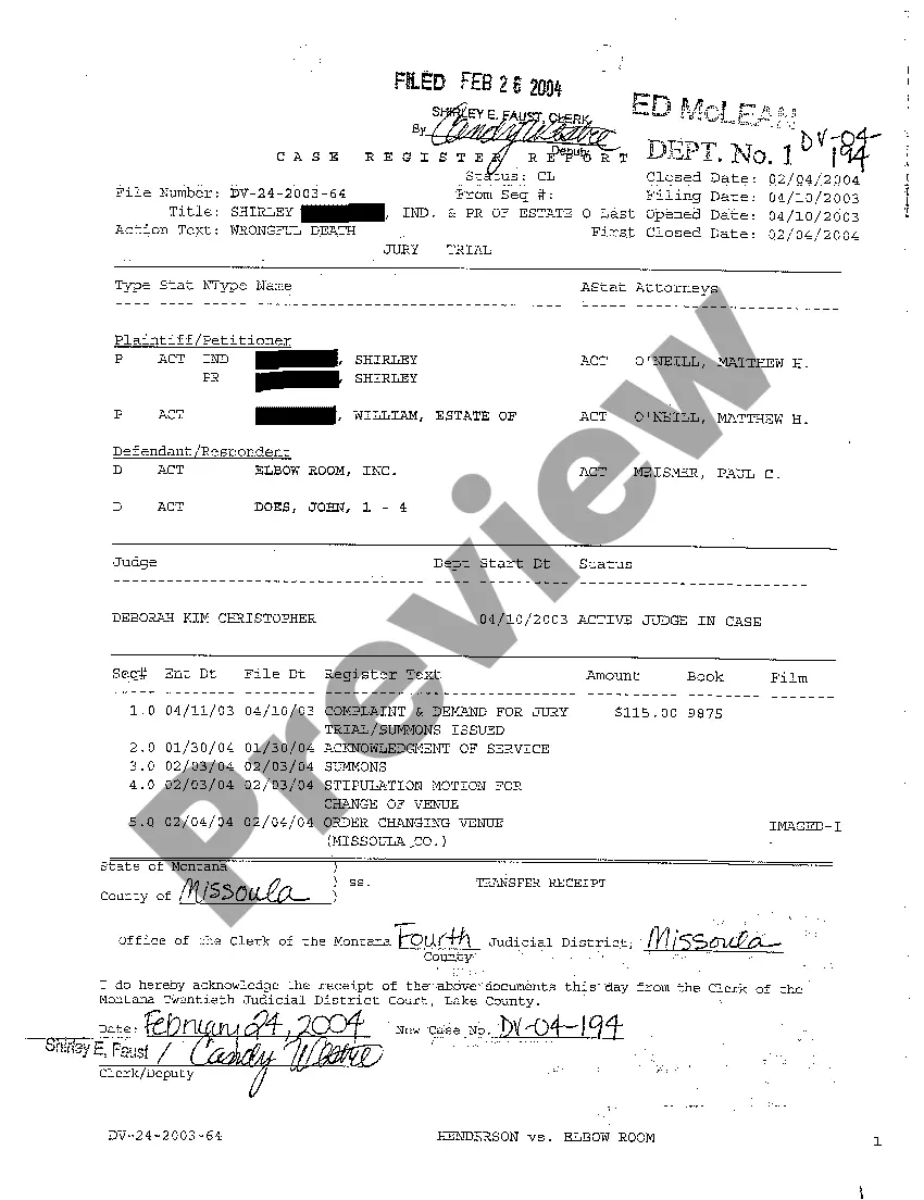 Get A02 Answer, Third-Party Complaint and Demand for Jury Trial Preview A02 Answer, Third-Party Complaint and Demand for Jury Trial