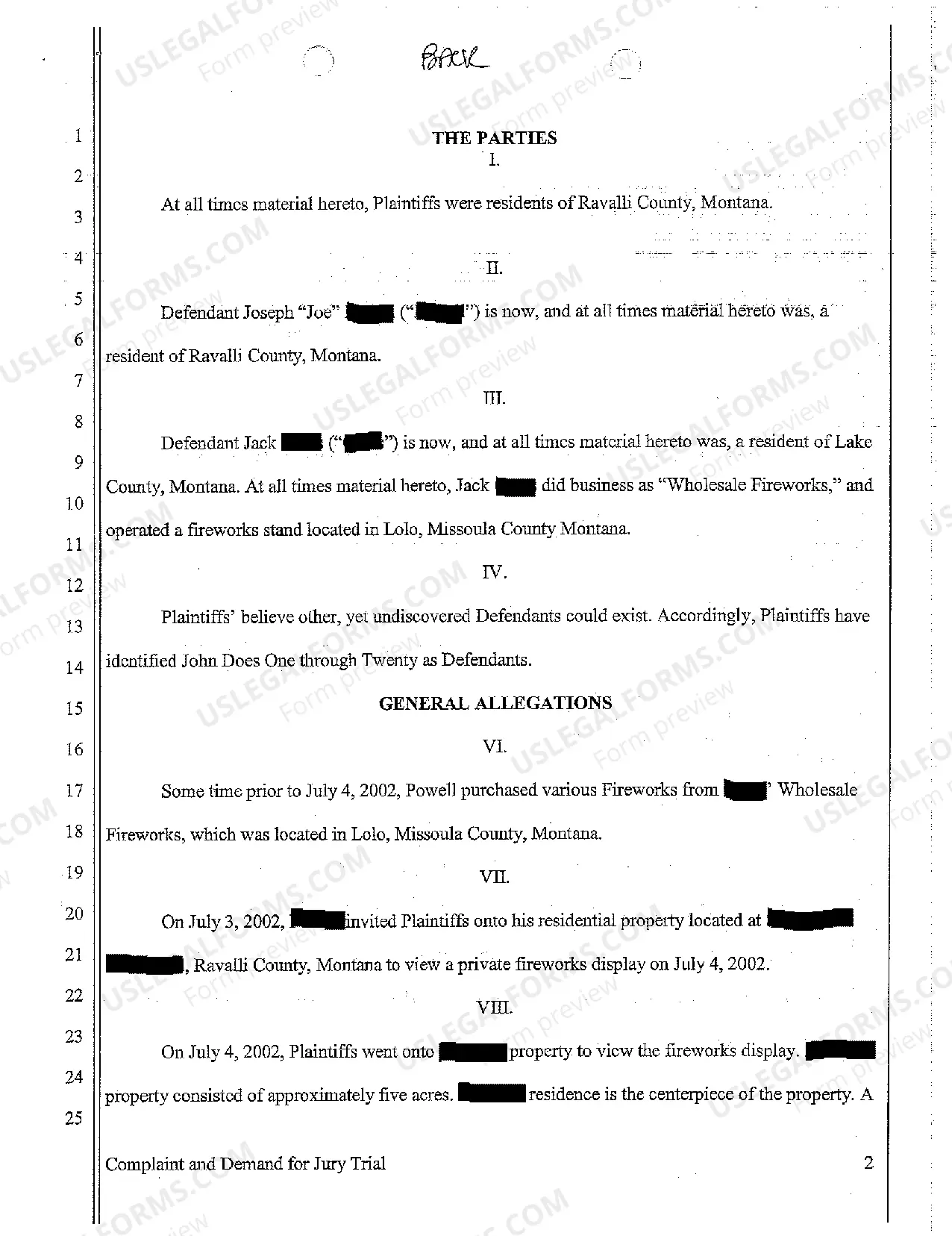 Preview A02 Amended Complaint and Demand for Jury Trail