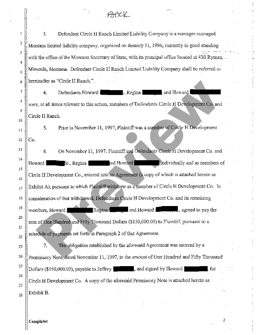 Preview A01 Complaint for Breach of Withdrawal Agreement