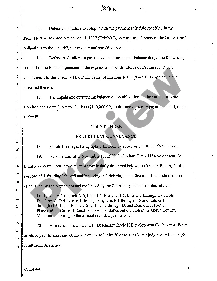 Preview A01 Complaint for Breach of Withdrawal Agreement