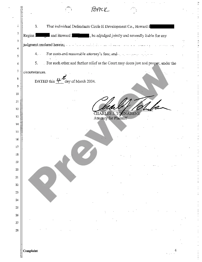 Preview A01 Complaint for Breach of Withdrawal Agreement