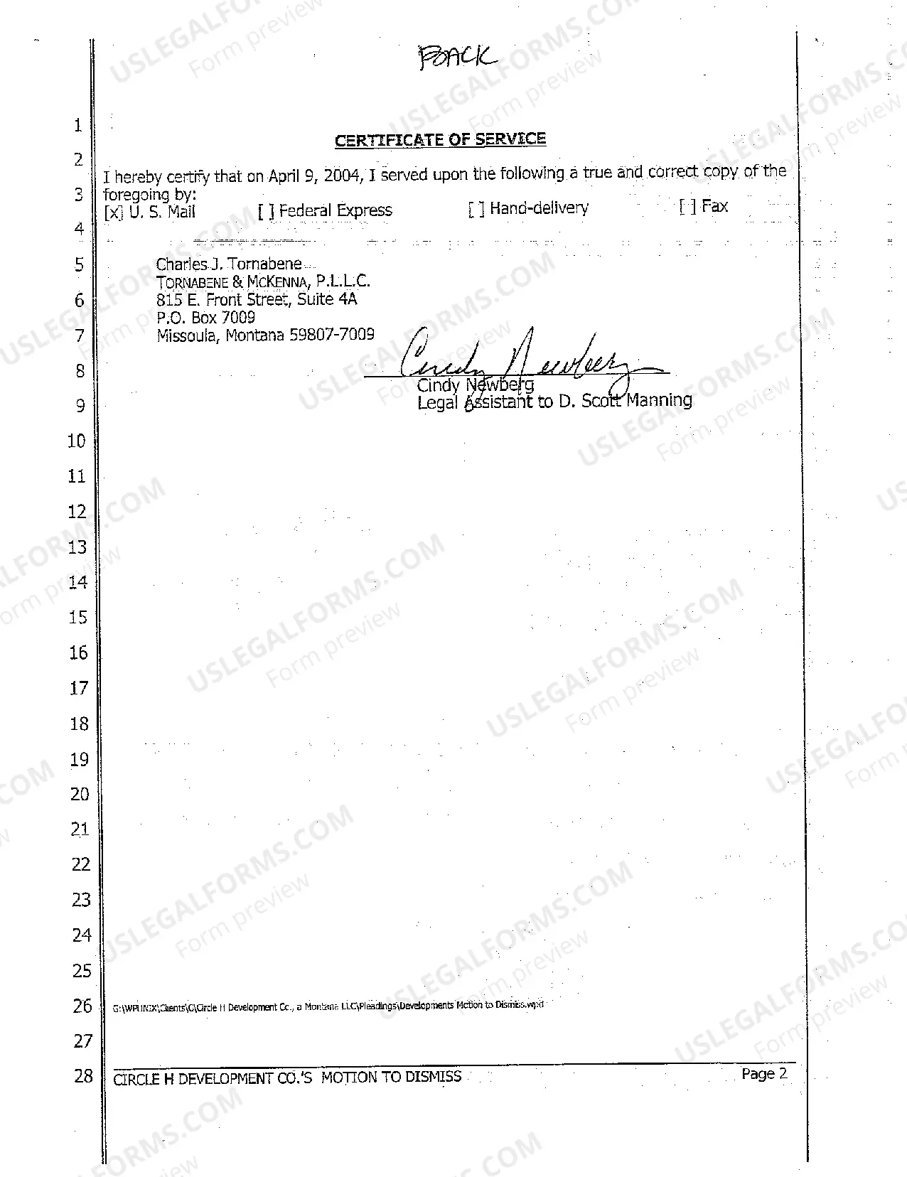 Preview A03 Defendant's Motion to Dismiss