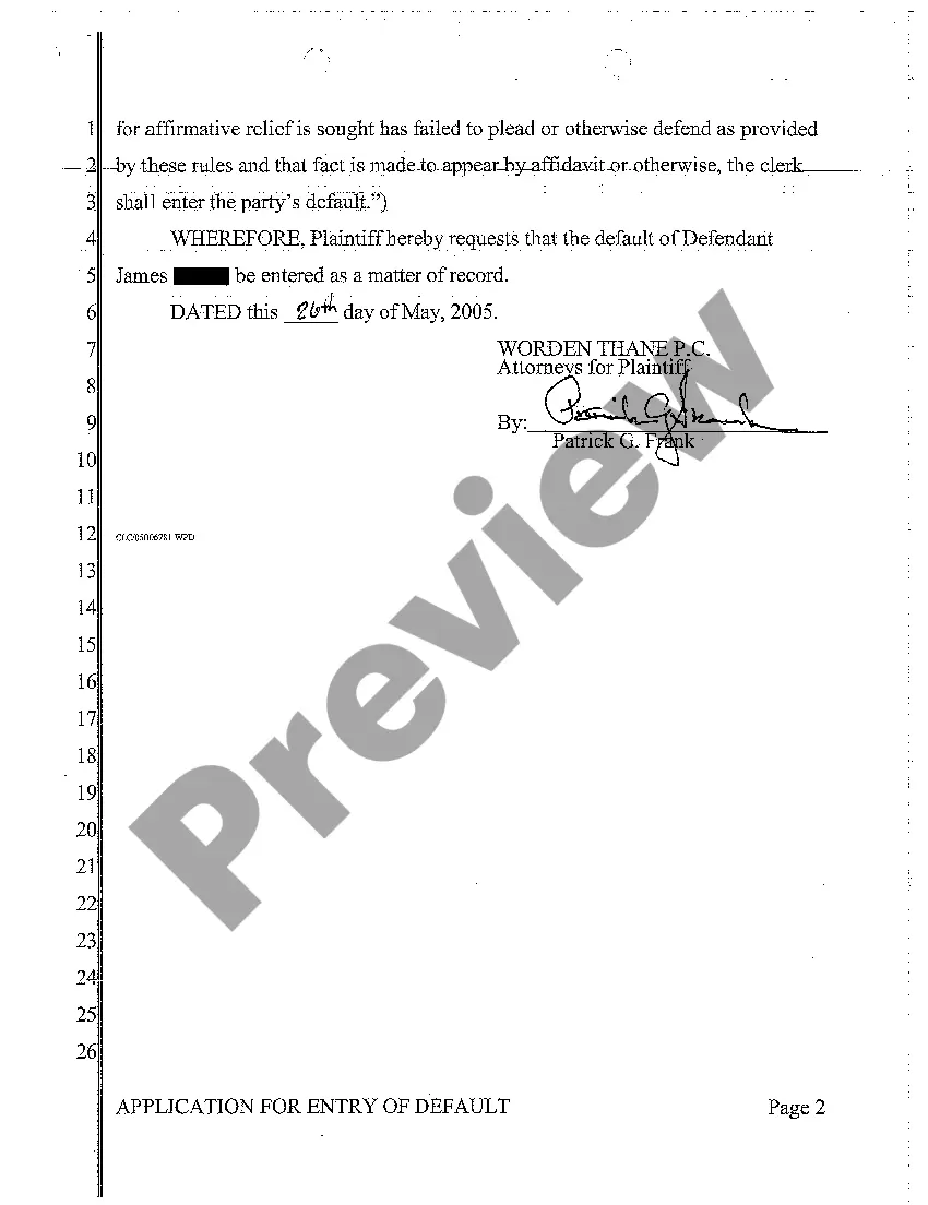 Preview A02 Entry of Default