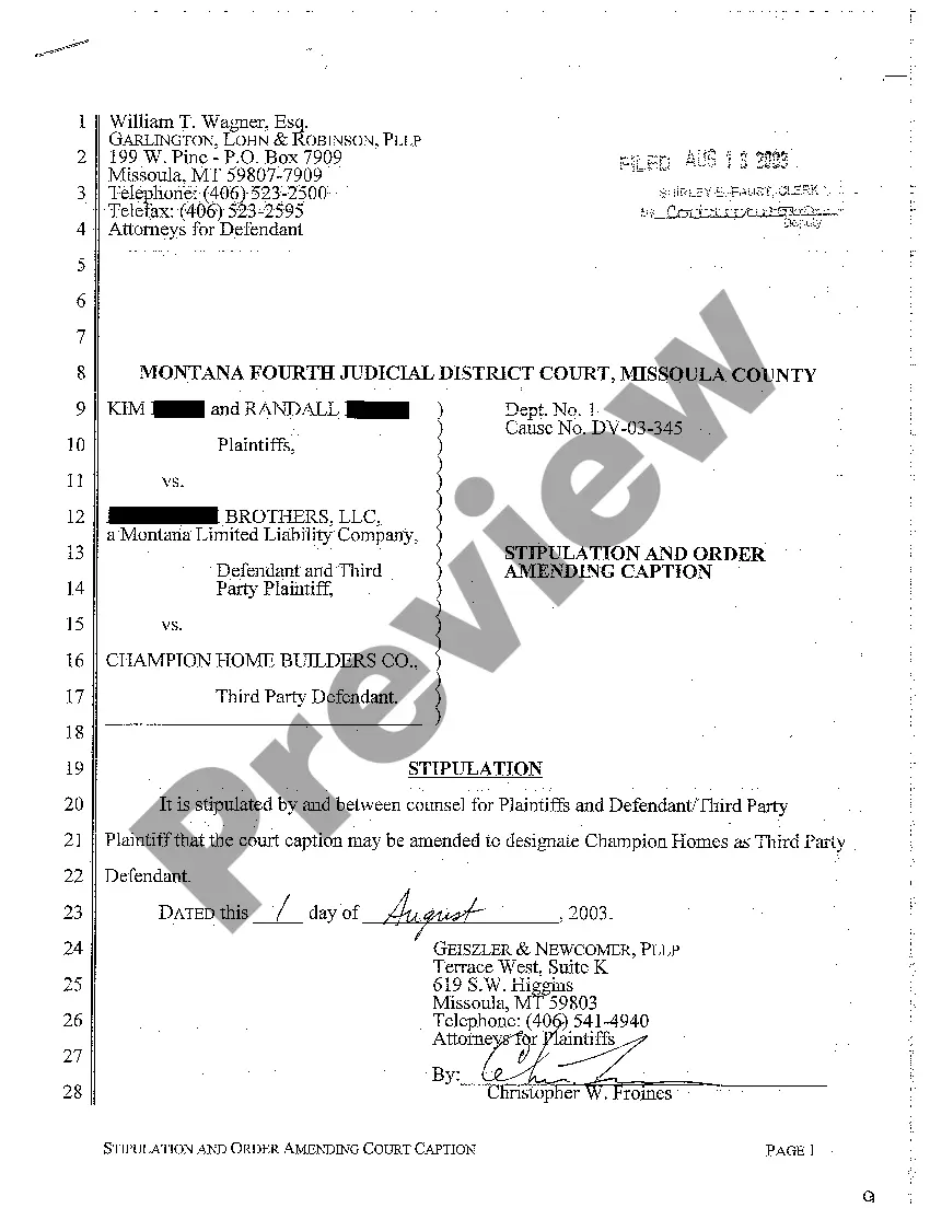 Get A03 Third Party Complaint Preview A03 Third Party Complaint