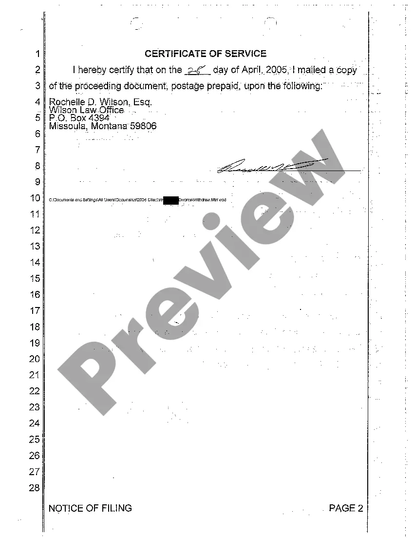 Preview A11 Notice of Filing