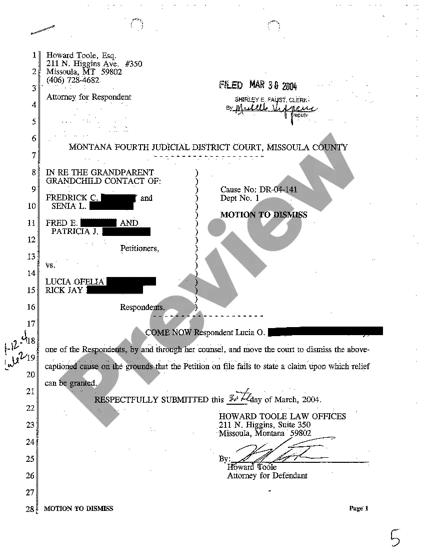 Get A01 Petition for Grandparents Visitation Preview A01 Petition for Grandparents Visitation