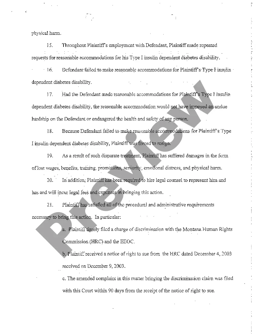 Preview A01 Amended Complaint and Demand for Jury Trial regarding Wrongful Termination