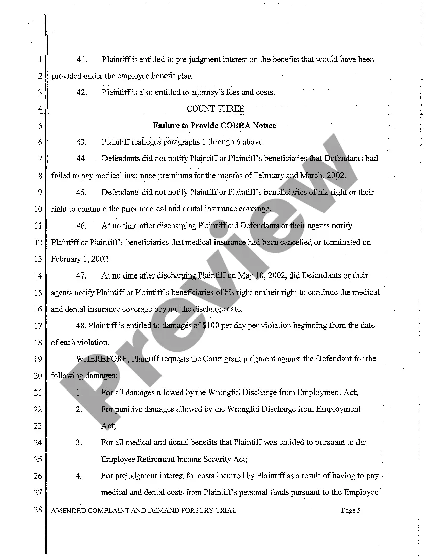 Get A02 Amended Complaint and Demand for Jury Trial Preview A02 Amended Complaint and Demand for Jury Trial