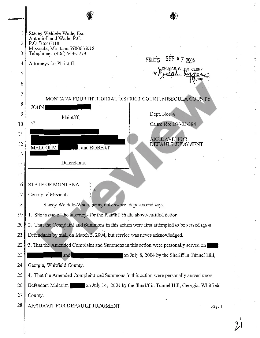 Preview A07 Amended Motion for Default Judgment and Supporting Brief