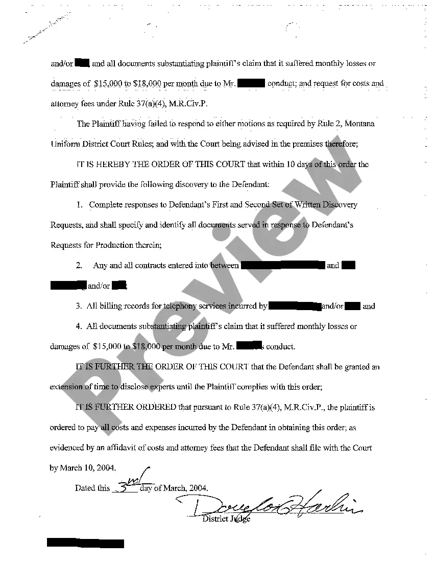 Get A05 Order and Memorandum Preview A05 Order and Memorandum