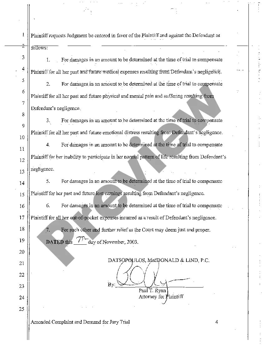 Get A02 Amended Complaint and Demand for Jury Trial Preview A02 Amended Complaint and Demand for Jury Trial