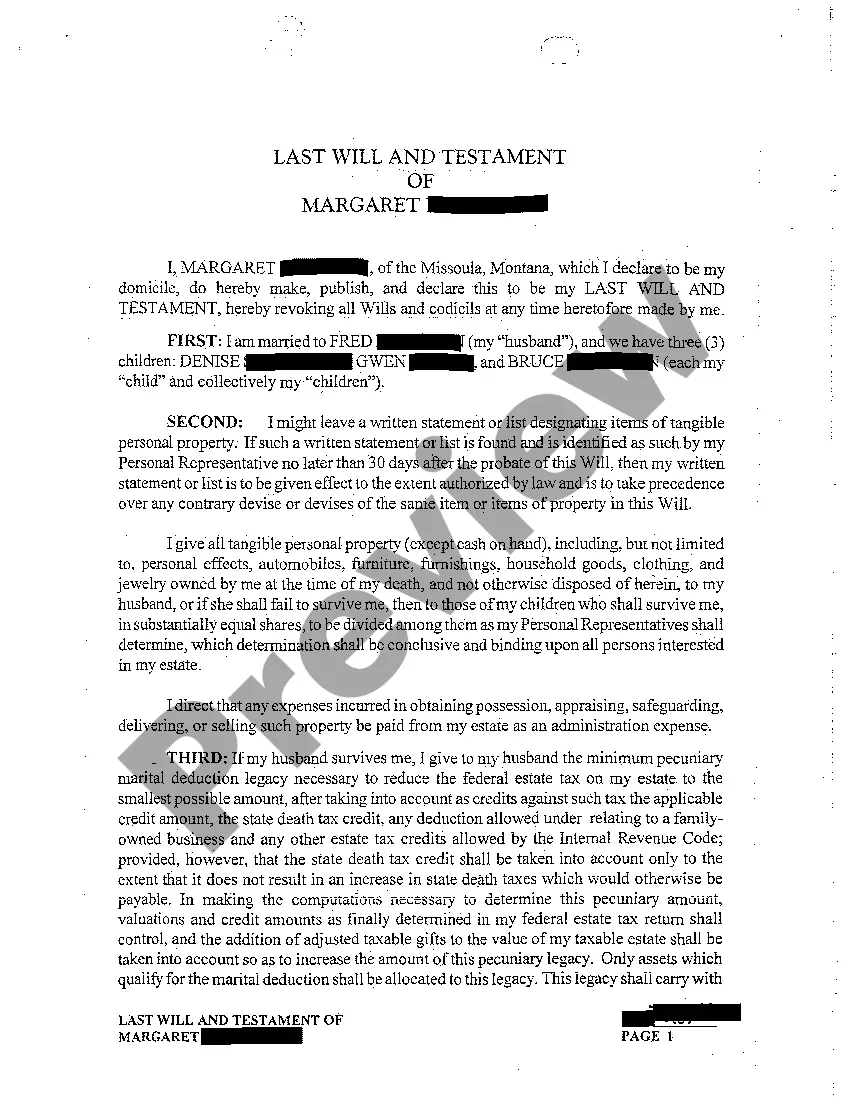 Preview A01 Application for Informal Probate of Will and Appointment of Co-Personal Representatives