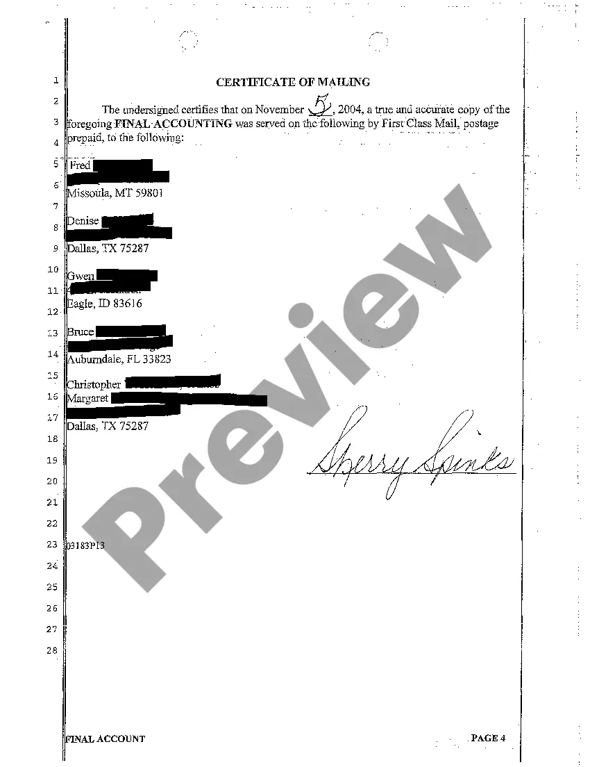 Preview A07 Final Account