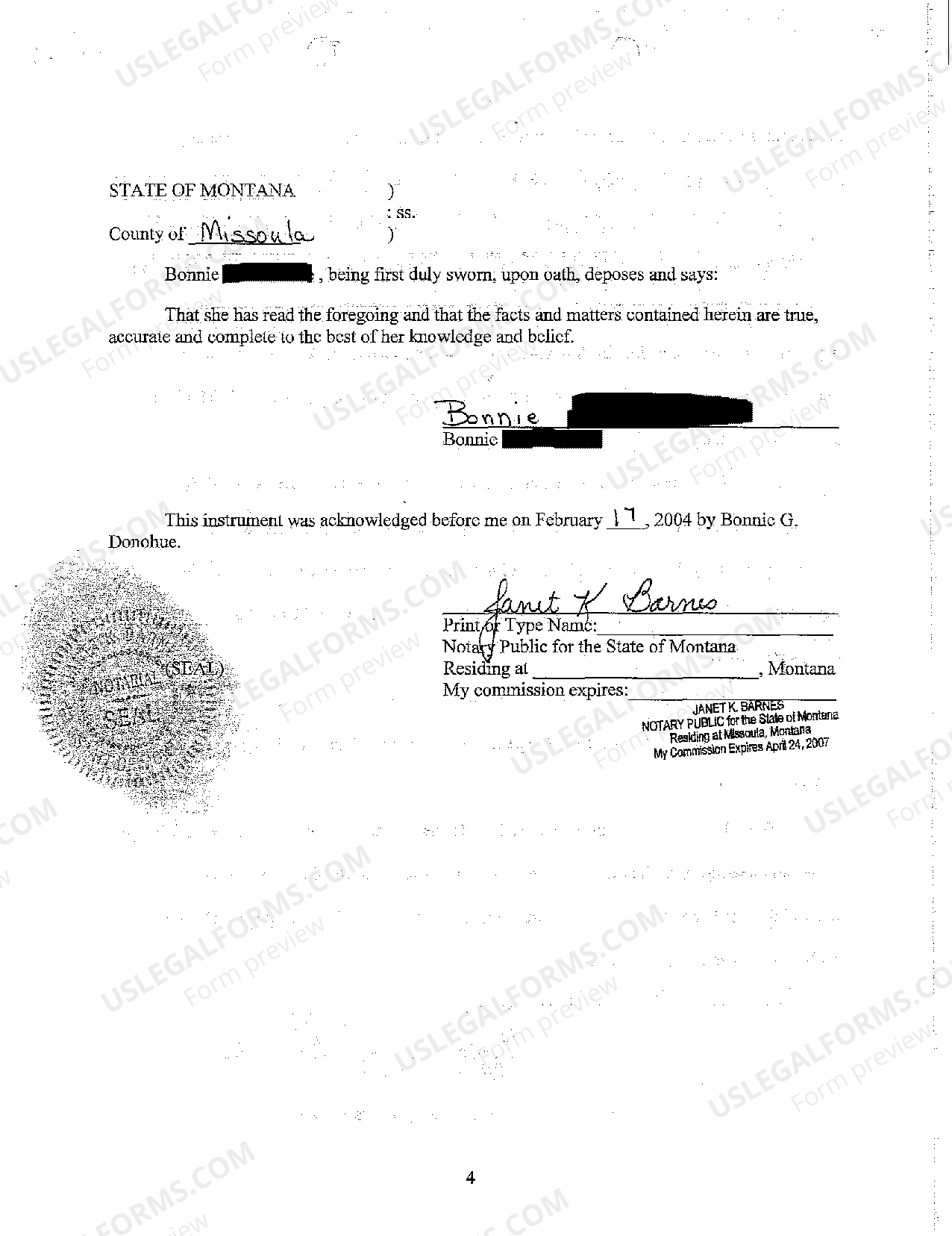 Montana Petition for Formal Probate of Will and Determination of Testacy and Heirs Montana