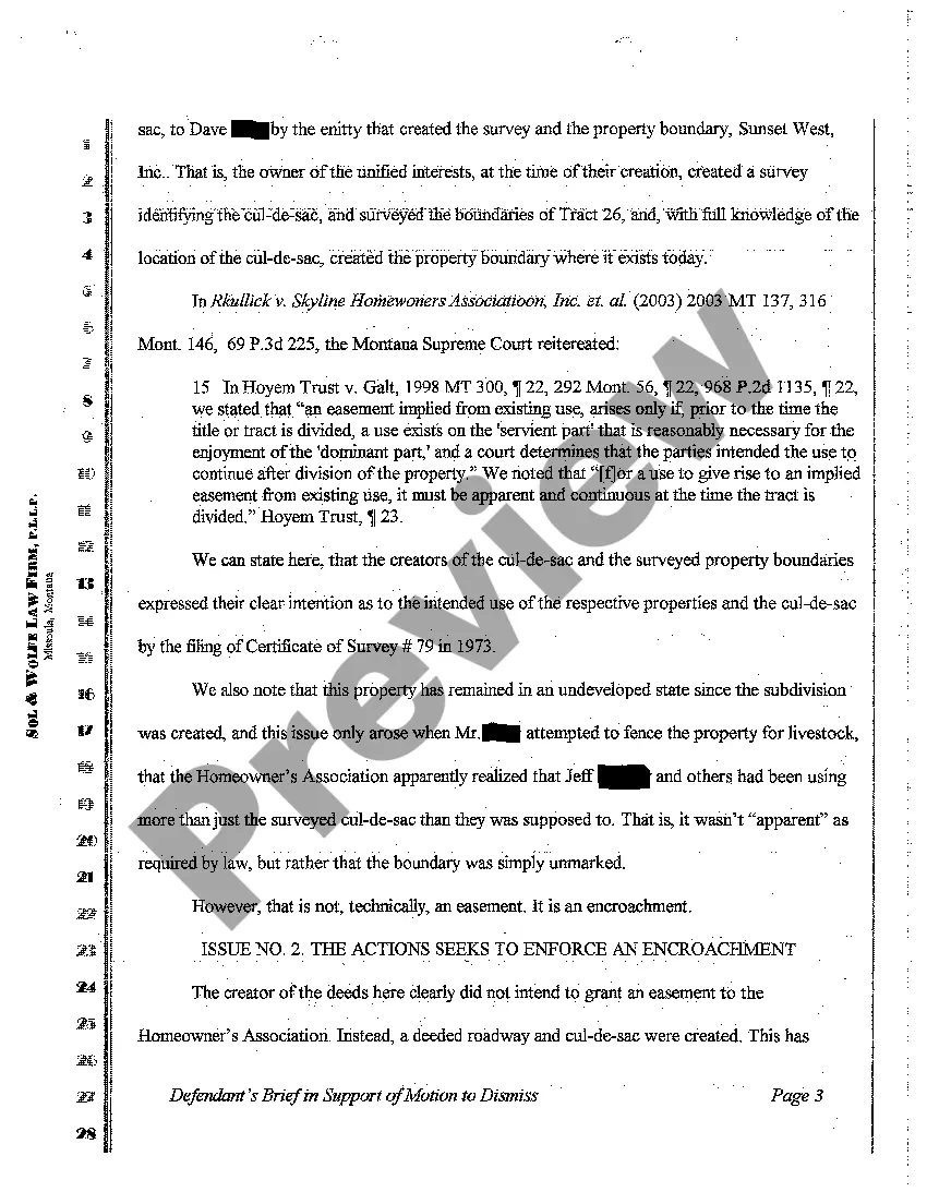 Preview A02 Brief in Support of Defendant's Motion to Dismiss