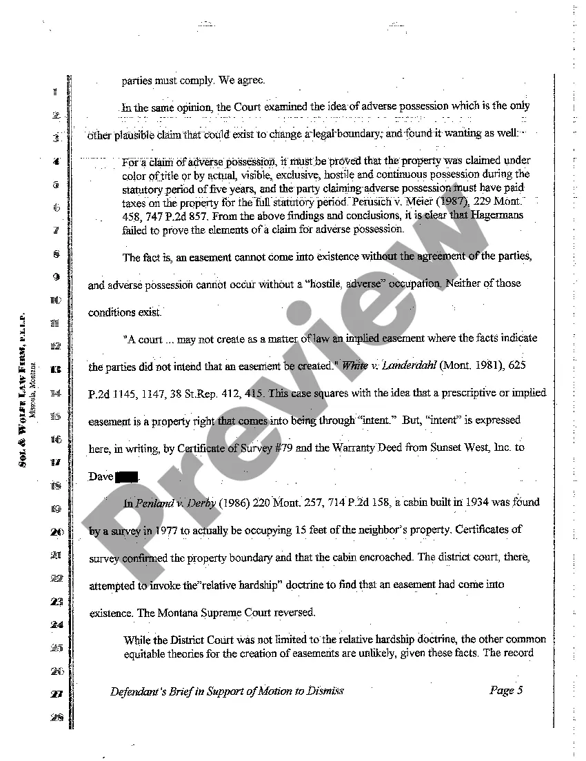 Preview A02 Brief in Support of Defendant's Motion to Dismiss