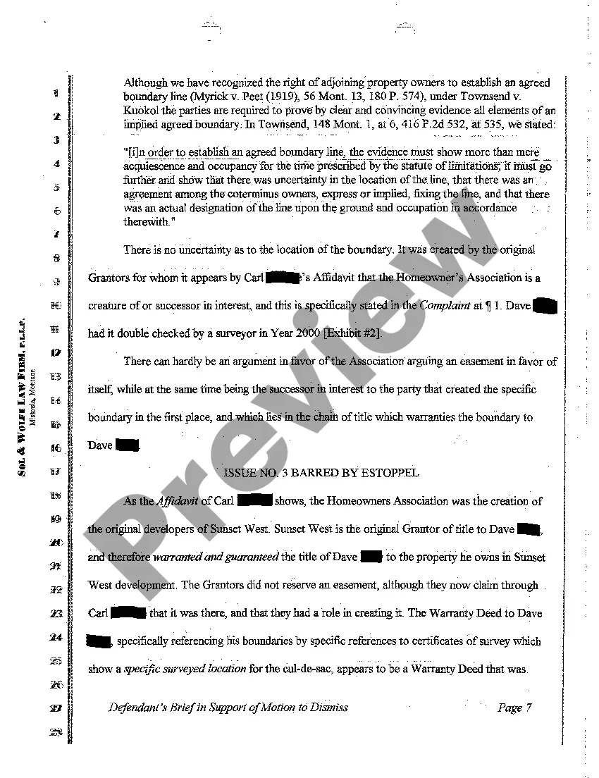 Preview A02 Brief in Support of Defendant's Motion to Dismiss