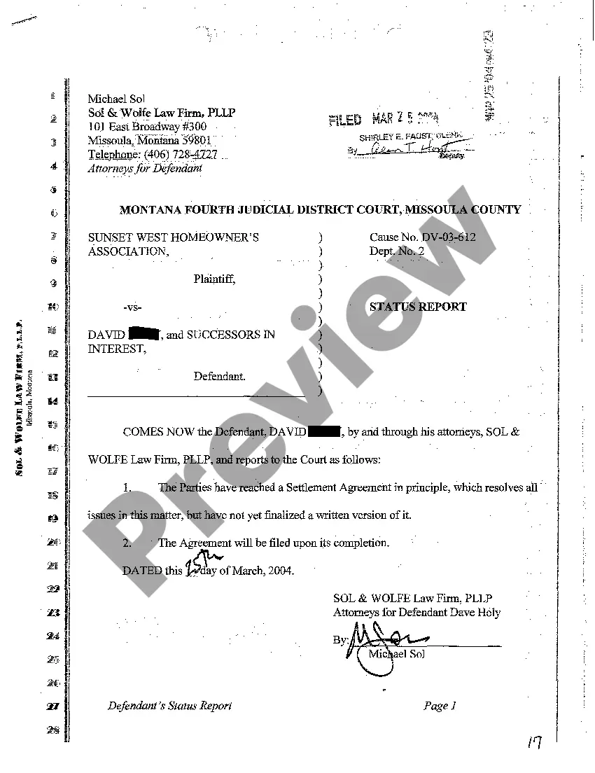 Preview A04 Order of Dismissal