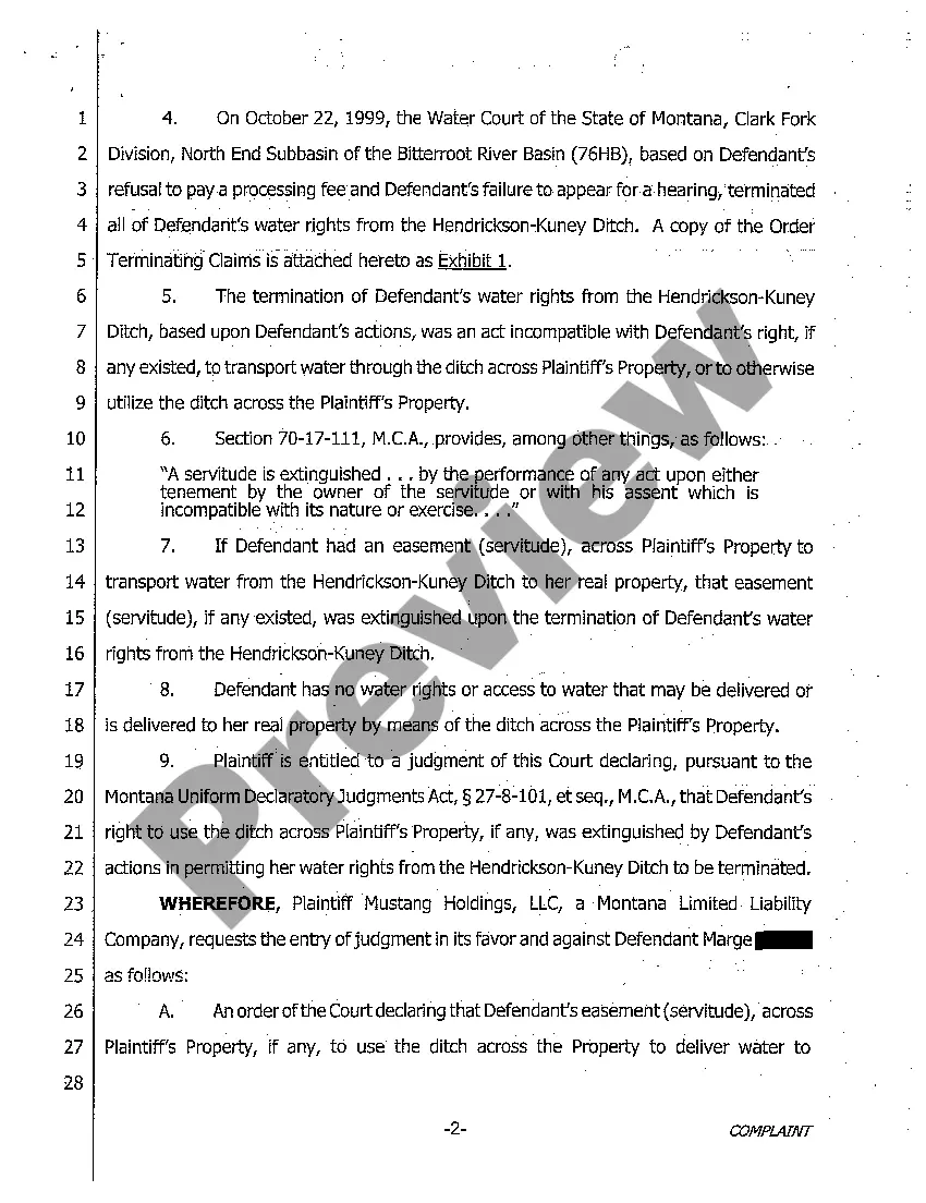 Preview A01 Complaint regarding Water Rights