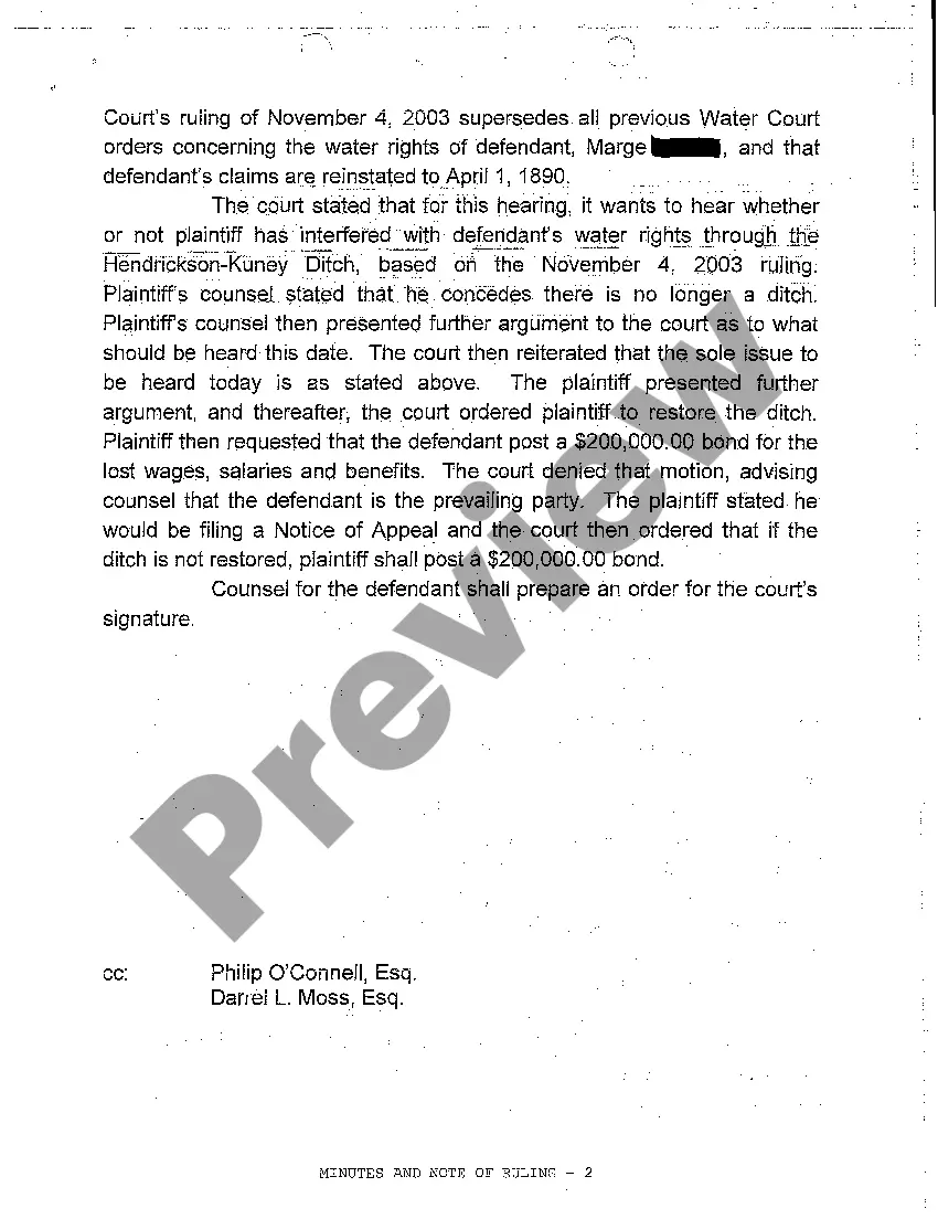 Preview A05 Minutes and Notice of Ruling