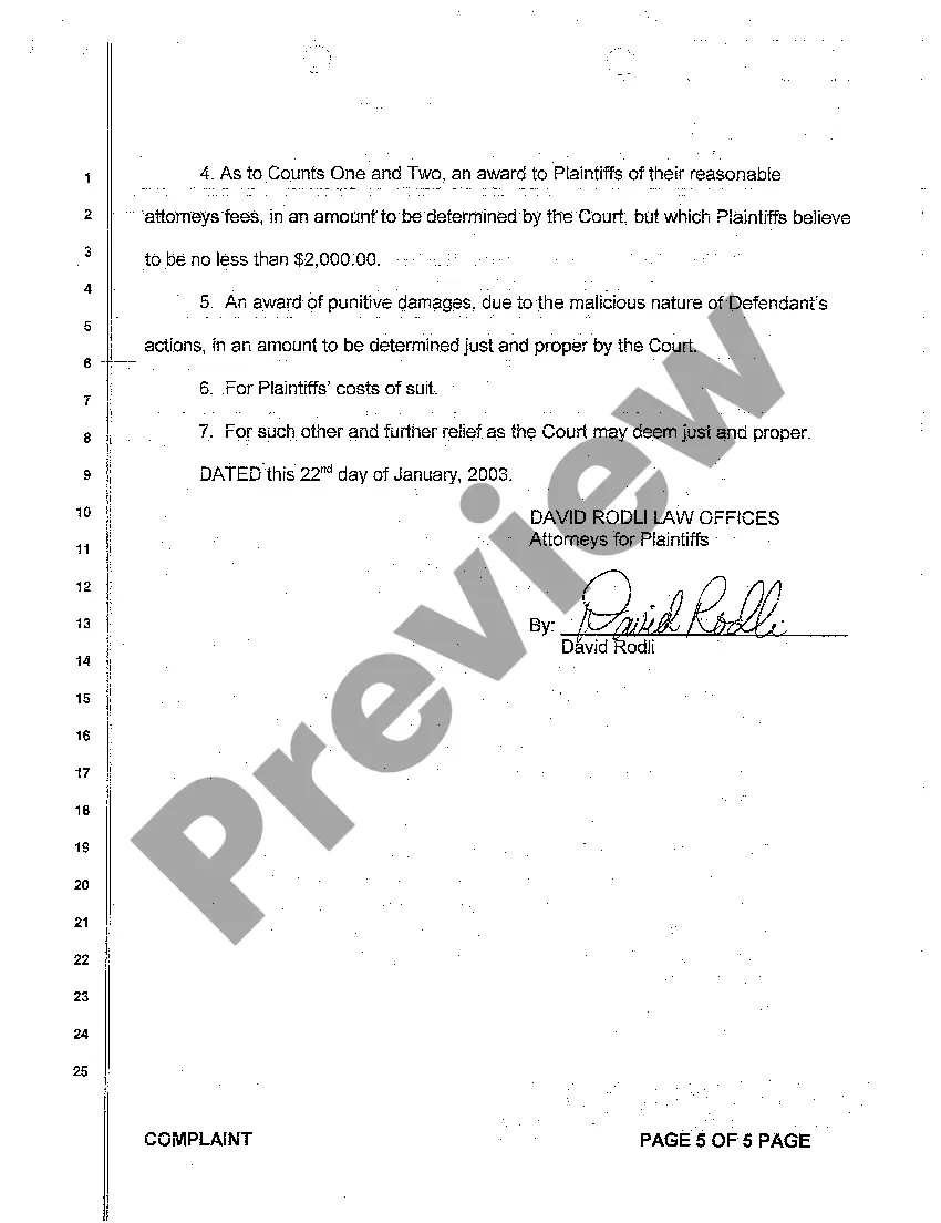 Get A01 Complaint regarding Defamation of Title Preview A01 Complaint regarding Defamation of Title