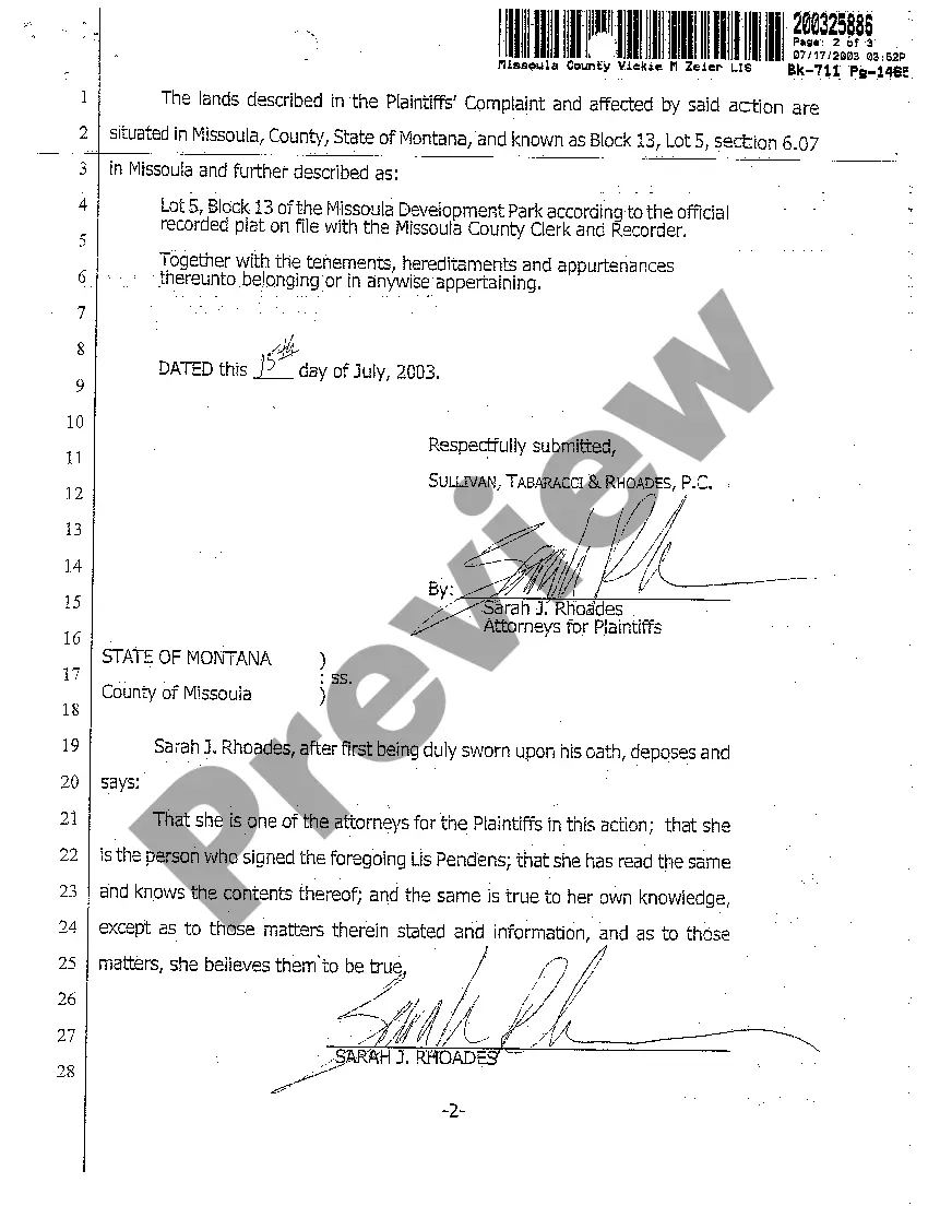 Preview A01 Lis Pendens