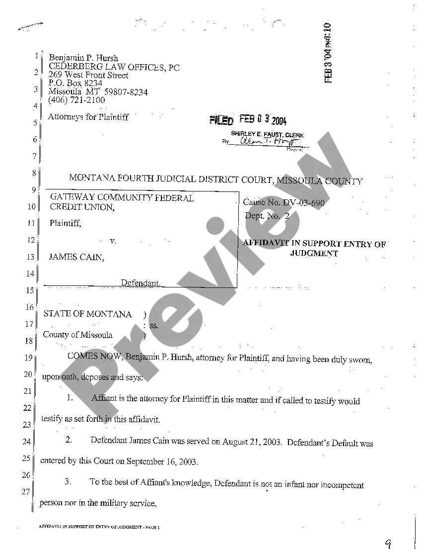 Preview A06 Judgment After Default