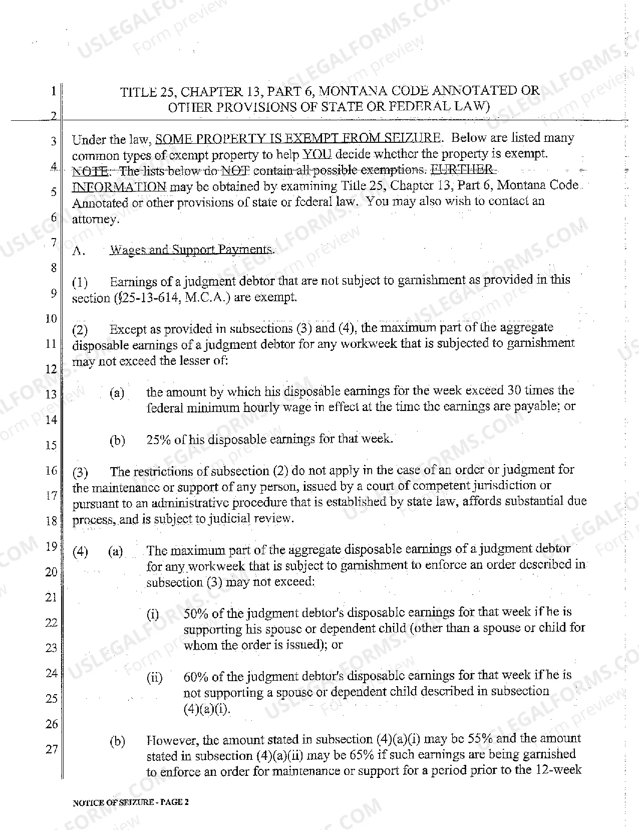 Preview A08 Notice to the Court of Return of Service of Execution Writ