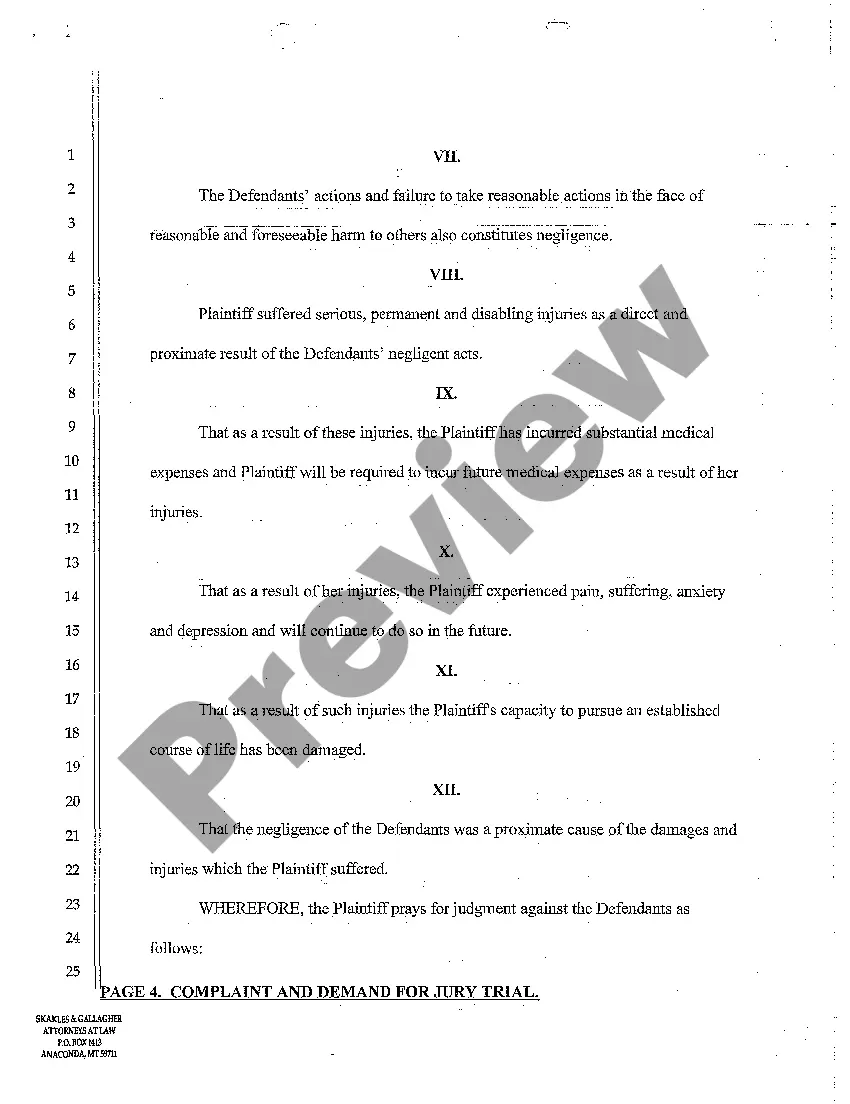 Preview A01 Request for Statement of Claim