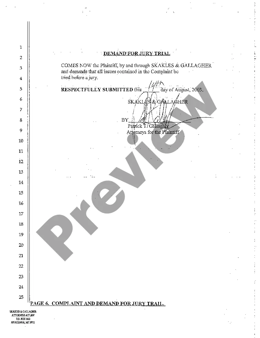 Preview A01 Request for Statement of Claim