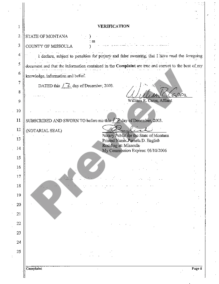 Preview A09 Complaint for Breach of Contract
